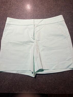 Women’s Mint Green Tailored Shorts
